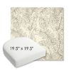 Picture of Palma Whitesand | 19.5" x 19.5" Bullnose Contoured Rounded Back Wicker Chair Cushion - Sunbrella© Fabric