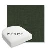 Picture of Play Jungle | 19.5" x 19.5" Bullnose Contoured Rounded Back Wicker Chair Cushion - Sunbrella© Fabric