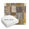 Picture of Pop Corn | 19.5" x 19.5" Bullnose Contoured Rounded Back Wicker Chair Cushion - Sunbrella© Fabric