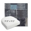 Picture of Pop Patch | 19.5" x 19.5" Bullnose Contoured Rounded Back Wicker Chair Cushion - Sunbrella© Fabric