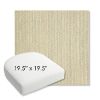 Picture of Posh Dove | 19.5" x 19.5" Bullnose Contoured Rounded Back Wicker Chair Cushion - Sunbrella© Fabric