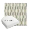Picture of Precise Spring | 19.5" x 19.5" Bullnose Contoured Rounded Back Wicker Chair Cushion - Sunbrella© Fabric