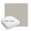 Picture of Refresh Spa | 19.5" x 19.5" Bullnose Contoured Rounded Back Wicker Chair Cushion - Sunbrella© Fabric