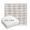 Picture of Rest Ink | 19.5" x 19.5" Bullnose Contoured Rounded Back Wicker Chair Cushion - Sunbrella© Fabric