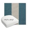 Picture of Rothko Curacao | 19.5" x 19.5" Bullnose Contoured Rounded Back Wicker Chair Cushion - Sunbrella© Fabric