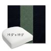 Picture of Rothko Mint Julep | 19.5" x 19.5" Bullnose Contoured Rounded Back Wicker Chair Cushion - Sunbrella© Fabric