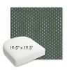 Picture of Royale Moss | 19.5" x 19.5" Bullnose Contoured Rounded Back Wicker Chair Cushion - Sunbrella© Fabric