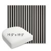 Picture of Shore Classic | 19.5" x 19.5" Bullnose Contoured Rounded Back Wicker Chair Cushion - Sunbrella© Fabric