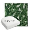 Picture of Tropics Jungle | 19.5" x 19.5" Bullnose Contoured Rounded Back Wicker Chair Cushion - Sunbrella© Fabric