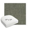 Picture of Dither Fern | 19" x 19" Bullnose Contoured Rounded Back Wicker Chair Cushion - Sunbrella© Fabric