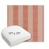 Picture of Expressive Blush | 19" x 19" Bullnose Contoured Rounded Back Wicker Chair Cushion - Sunbrella© Fabric