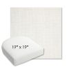 Picture of Idol Snow | 19" x 19" Bullnose Contoured Rounded Back Wicker Chair Cushion - Sunbrella© Fabric