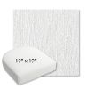 Picture of Improve White | 19" x 19" Bullnose Contoured Rounded Back Wicker Chair Cushion - Sunbrella© Fabric