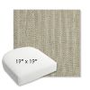 Picture of Nova Moss | 19" x 19" Bullnose Contoured Rounded Back Wicker Chair Cushion - Sunbrella© Fabric