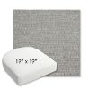 Picture of Piazza Stone | 19" x 19" Bullnose Contoured Rounded Back Wicker Chair Cushion - Sunbrella© Fabric