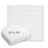 Picture of Piazza White | 19" x 19" Bullnose Contoured Rounded Back Wicker Chair Cushion - Sunbrella© Fabric