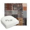 Picture of Pop Punchcard | 19" x 19" Bullnose Contoured Rounded Back Wicker Chair Cushion - Sunbrella© Fabric