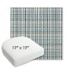 Picture of Principle Lagoon | 19" x 19" Bullnose Contoured Rounded Back Wicker Chair Cushion - Sunbrella© Fabric