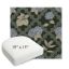 Picture of Trellis Topiary | 19" x 19" Bullnose Contoured Rounded Back Wicker Chair Cushion - Sunbrella© Fabric