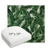Picture of Tropics Jungle | 19" x 19" Bullnose Contoured Rounded Back Wicker Chair Cushion - Sunbrella© Fabric