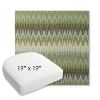 Picture of Valley Herbal | 19" x 19" Bullnose Contoured Rounded Back Wicker Chair Cushion - Sunbrella© Fabric