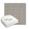 Picture of Yardly Hedge | 19" x 19" Bullnose Contoured Rounded Back Wicker Chair Cushion - Sunbrella© Fabric