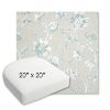 Picture of Ariana Dew | 20" x 20" Bullnose Contoured Rounded Back Wicker Chair Cushion - Sunbrella© Fabric