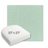 Picture of Canvas Spa | 20" x 20" Bullnose Contoured Rounded Back Wicker Chair Cushion - Sunbrella© Fabric