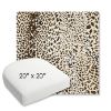 Picture of Instinct Espresso | 20" x 20" Bullnose Contoured Rounded Back Wicker Chair Cushion - Sunbrella© Fabric
