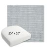 Picture of Kudos Saltwater | 20" x 20" Bullnose Contoured Rounded Back Wicker Chair Cushion - Sunbrella© Fabric
