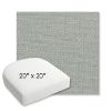 Picture of Linville Spa | 20" x 20" Bullnose Contoured Rounded Back Wicker Chair Cushion - Sunbrella© Fabric
