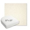 Picture of Margo Snow | 20" x 20" Bullnose Contoured Rounded Back Wicker Chair Cushion - Sunbrella© Fabric