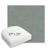 Picture of Nuance Spa | 20" x 20" Bullnose Contoured Rounded Back Wicker Chair Cushion - Sunbrella© Fabric