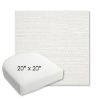 Picture of Piazza Cloud | 20" x 20" Bullnose Contoured Rounded Back Wicker Chair Cushion - Sunbrella© Fabric