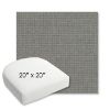 Picture of Shelter Surf | 20" x 20" Bullnose Contoured Rounded Back Wicker Chair Cushion - Sunbrella© Fabric