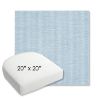 Picture of Solo Ocean | 20" x 20" Bullnose Contoured Rounded Back Wicker Chair Cushion - Sunbrella© Fabric