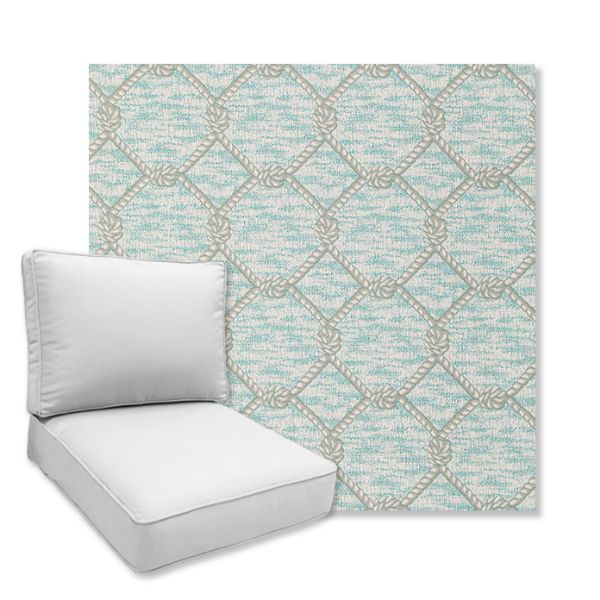 Picture of Cape Cod Lagoon | Universal Deep Seating Outdoor Cushions SIZE A