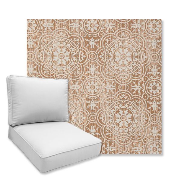 Picture of Constantine Ochre | Universal Deep Seating Outdoor Cushions SIZE A