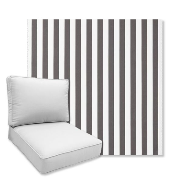 Picture of Kinzie Steel | Universal Deep Seating Outdoor Cushions SIZE A