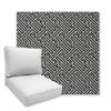 Picture of Labyrinth Coal | Universal Deep Seating Outdoor Cushions SIZE A