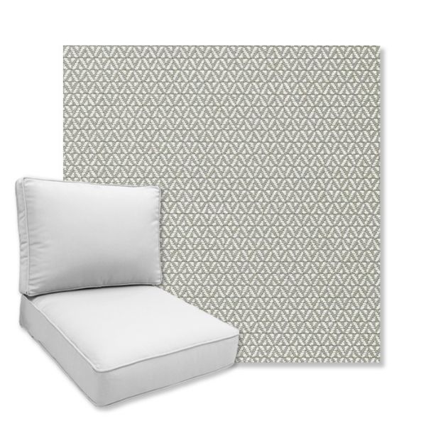 Picture of Plateau Smoke | Universal Deep Seating Outdoor Cushions SIZE A