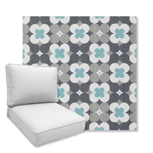 Picture of Poppy Capris | Universal Deep Seating Outdoor Cushions SIZE A