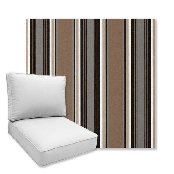 Picture of Sail Away Earth | Universal Deep Seating Outdoor Cushions SIZE A
