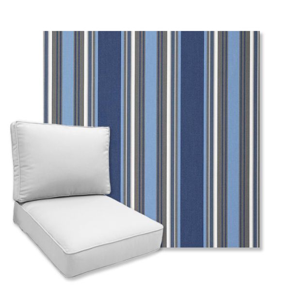 Picture of Sail Away Summer | Universal Deep Seating Outdoor Cushions SIZE A