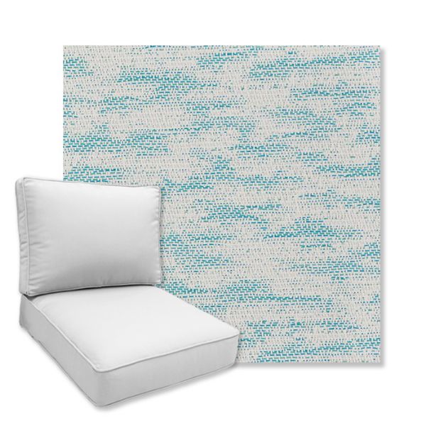 Picture of Seascape Lagoon | Universal Deep Seating Outdoor Cushions SIZE A