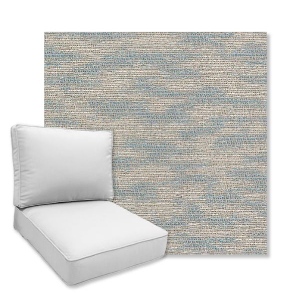 Picture of Seascape Mist | Universal Deep Seating Outdoor Cushions SIZE A