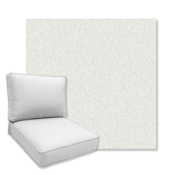 Picture of Canvas Natural White | Universal Deep Seating Outdoor Cushions SIZE B