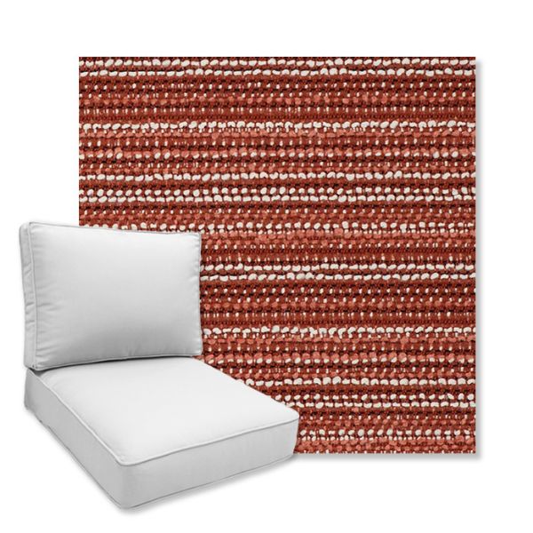 Picture of Encore Salsa | Universal Deep Seating Outdoor Cushions SIZE B