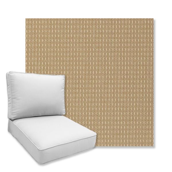 Picture of Etc Fawn | Universal Deep Seating Outdoor Cushions SIZE B