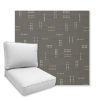 Picture of Jot Dot Titanium | Universal Deep Seating Outdoor Cushions SIZE B